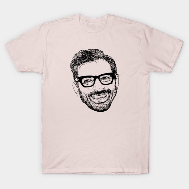 Goldblum (black) T-Shirt by BradyRain